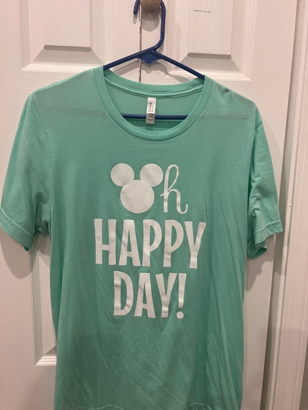 Oh Happy Day! Mickey Mint Green Tee
